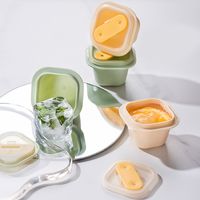 Simple Style Solid Color Plastic Ice Tray 3 Pieces main image 6