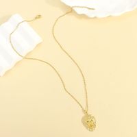 304 Stainless Steel 18K Gold Plated IG Style Elegant Plating Inlay Lion Zircon Pendant Necklace main image 5