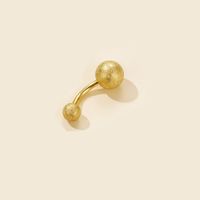 1 Piece Belly Rings Simple Style Classic Style Solid Color 304 Stainless Steel 18K Gold Plated Belly Rings main image 5