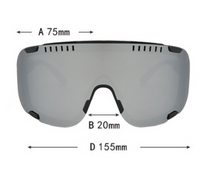 Exaggerated Punk Streetwear Solid Color Pc Special-Shaped Mirror Full Frame Glasses main image 2