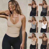 Women's Vest Tank Tops Streetwear Solid Color main image 1