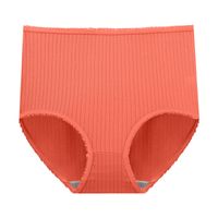 Solid Color Body Sculpting Breathable High Waist Briefs Panties main image 2