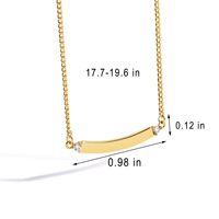 Cobre Chapados en oro de 18k Estilo Simple Estilo Clásico Enchapado Embutido Color Sólido Circón Collar Colgante sku image 2