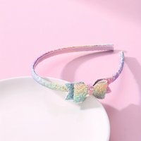Women's Elegant Cute Classic Style Bowtie Synthetic Fibre Cloth Patchwork Hair Band sku image 1