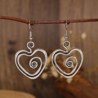 1 Pair Vintage Style Spiral Alloy Drop Earrings sku image 5