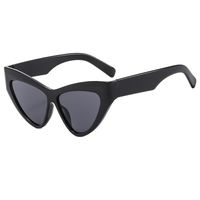 Elegant Simple Style Color Block Pc Cat Eye Full Frame Women's Sunglasses sku image 1