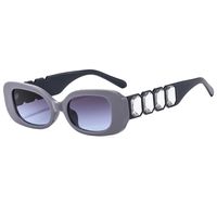 Elegant Simple Style Solid Color Pc Square Diamond Full Frame Women's Sunglasses main image 3