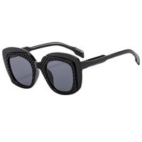Elegant Einfacher Stil Farbblock Pc Quadrat Vollbild Sonnenbrille Der Frauen main image 5