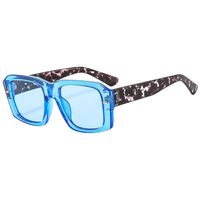 Elegant Simple Style Leopard Pc Square Full Frame Women's Sunglasses sku image 4