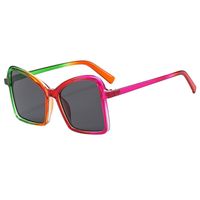 Elegant Simple Style Gradient Color Ac Butterfly Frame Full Frame Women's Sunglasses sku image 6
