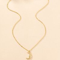 Elegant Simple Style Solid Color Iron Zinc Alloy Women's Pendant Necklace sku image 1