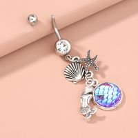 1 Piece Belly Rings Fashion Star Butterfly 304 Stainless Steel Copper Inlay Zircon sku image 2