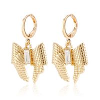 1 Pair Elegant Luxurious Bow Knot Plating Inlay Alloy Zircon Drop Earrings main image 6