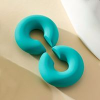 1 Pair Cute Sweet Simple Style Semicircle Solid Color Arylic Ear Cuffs main image 6