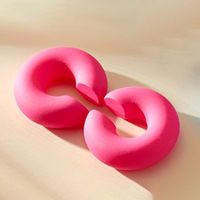 1 Pair Cute Sweet Simple Style Semicircle Solid Color Arylic Ear Cuffs main image 9