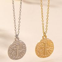 Elegant Simple Style Artistic Solid Color Iron Zinc Alloy Plating Gold Plated Women's Pendant Necklace main image 3