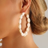 1 Pair Casual Hawaiian Vacation Shell Alloy Shell Earrings main image 4