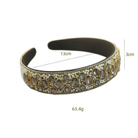 Women's Simple Style Pearl Artificial Gemstones Glass Hair Band main image 2