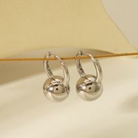 1 Pair Casual Simple Style Irregular Round Plating Copper 18K Gold Plated Earrings main image 5