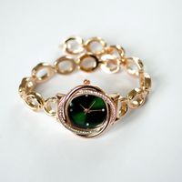 Casual Simple Style Solid Color Jewelry Buckle Quartz Women's Watches main image 5