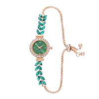 Casual Simple Style Leaves Jewelry Buckle Quartz Women's Watches main image 5