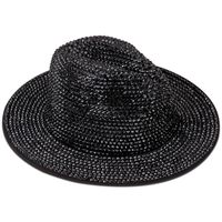 Frau Elegant Einfacher Stil Einfarbig Breite Traufen Fedora-Hut sku image 2