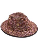 Frau Elegant Einfacher Stil Einfarbig Breite Traufen Fedora-Hut sku image 3