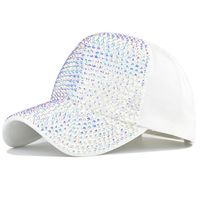 Unisex Basic Modern Style Classic Style Solid Color Curved Eaves Baseball Cap main image 5