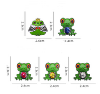 Style De Bande Dessinée Animal Grenouille Alliage Émail Unisexe Broches main image 2