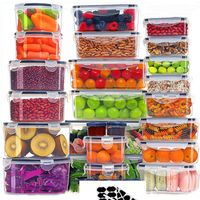 New Products In Stock Pp Material Crisper Sealed Jar Refrigerator Kitchen Food Can Cereals Storage Jar Snack Storage sku image 9