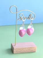 1 Pair IG Style Elegant Cute Conch Alloy Plastic Resin Ear Hook sku image 5