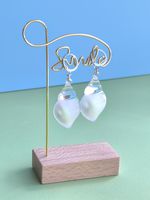 1 Pair IG Style Elegant Cute Conch Alloy Plastic Resin Ear Hook sku image 8