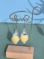 1 Pair IG Style Elegant Cute Conch Alloy Plastic Resin Ear Hook sku image 12