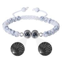 Wholesale Jewelry Handmade Romantic Round Natural Stone Beaded Bracelets sku image 3