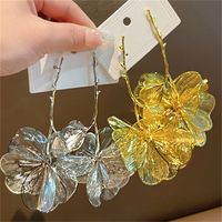 1 Pair Elegant Retro Luxurious Flower Plating Alloy Copper Gold Plated Silver Plated Drop Earrings main image 1