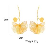 1 Pair Elegant Retro Luxurious Flower Plating Alloy Copper Gold Plated Silver Plated Drop Earrings main image 2