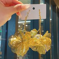 1 Pair Elegant Retro Luxurious Flower Plating Alloy Copper Gold Plated Silver Plated Drop Earrings main image 9
