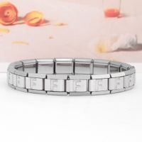Stainless Steel IG Style Letter Polishing Bracelets sku image 6