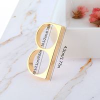 Simple Style Classic Style Solid Color Alloy Plating Gold Plated Silver Plated Women's Rings main image 5