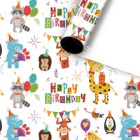Kindertag Geburtstag Tier Karikatur Dinosaurier Beschichtetes Papier Gruppe Zubehör Für Geschenkverpackungen sku image 5