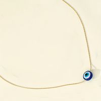Großhandel Schmuck IG-Stil Klassischer Stil Teufels Auge Legierung Halskette Mit Anhänger main image 4