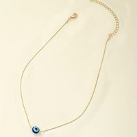 Wholesale Jewelry IG Style Classic Style Devil's Eye Alloy Pendant Necklace sku image 1
