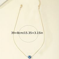 Wholesale Jewelry IG Style Classic Style Devil's Eye Alloy Pendant Necklace main image 2