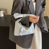 Women's Medium Pu Leather Solid Color Streetwear Bowknot Square Zipper Handbag main image 3