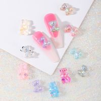 Cute Animal Resin Nail Decoration Accessories A Pack Of 56 main image 5