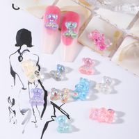 Cute Animal Resin Nail Decoration Accessories A Pack Of 56 main image 3