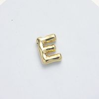 1 Piece 15.5*21.5*5.5mm Brass 14K Gold Plated Letter Pendant sku image 4