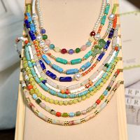 Simple Style Classic Style Color Block Seed Bead Beaded Women's Necklace main image 6