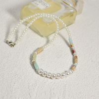 Simple Style Classic Style Color Block Seed Bead Beaded Women's Necklace sku image 8