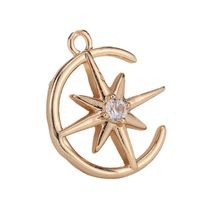 Basic Modern Style Classic Style Pentagram Hexagram Gold Plated Zircon Copper Wholesale Jewelry Accessories main image 3